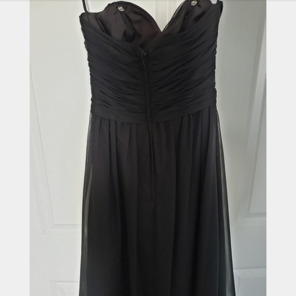 Strapless black prom/bridesmaid dress - Picture 6 of 6
